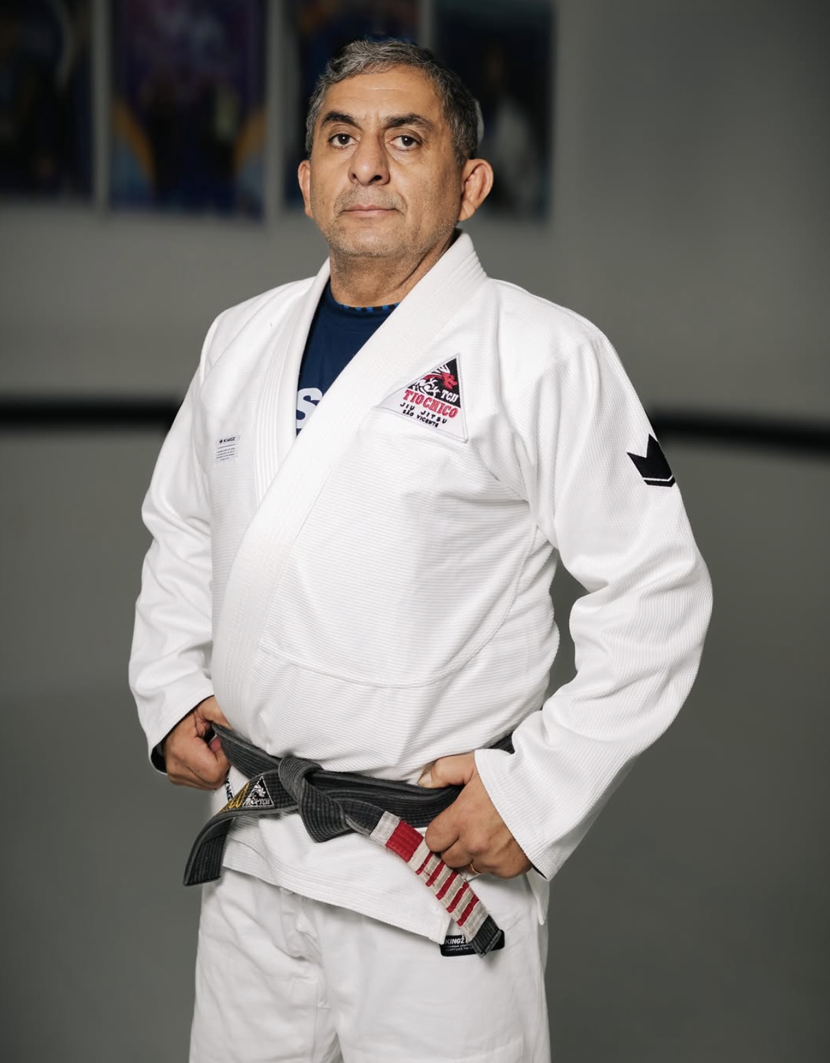Treino de Jiu-Jitsu na academia Tio Chico